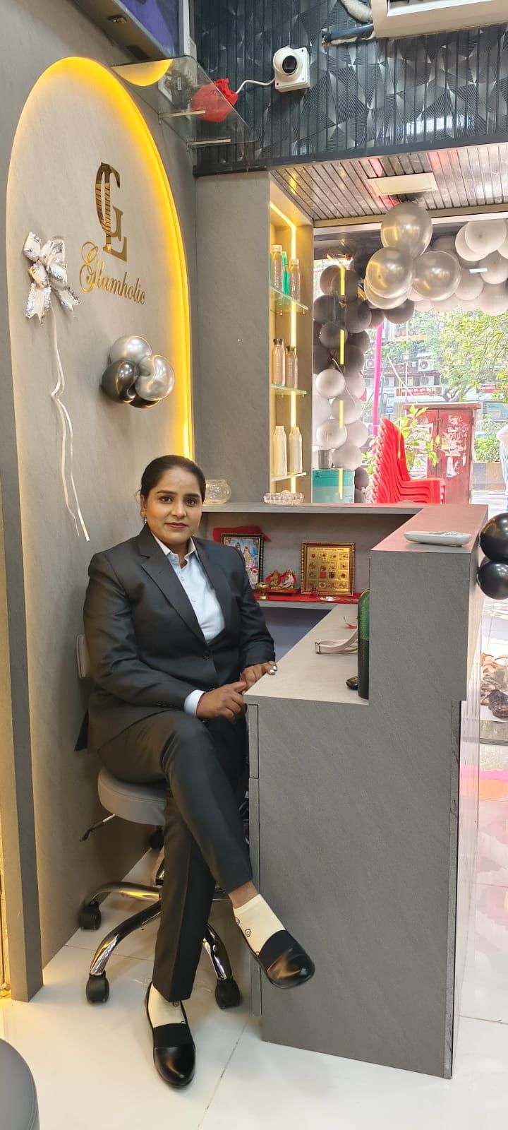 Haircut and Hair Styling at Glamholic Salon Kopar Khairane